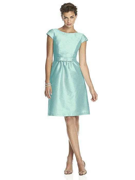 Blue Sweetheart A-line Pockets Short Bridesmaid Dress with Boots